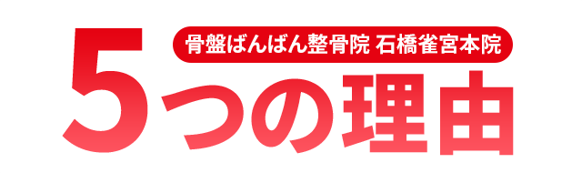 選ばれる5つの理由