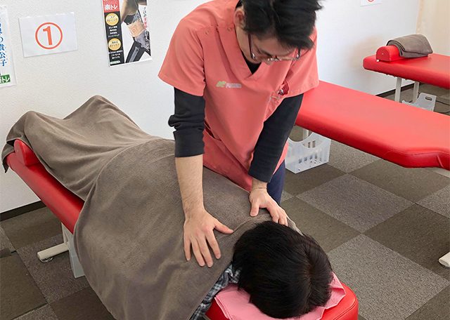施術の写真